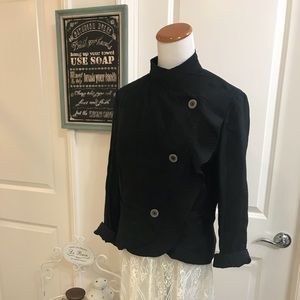 Free people military buttons utility jacket medium